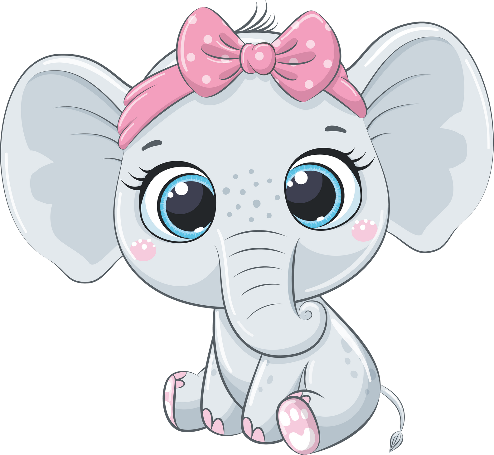 Cute baby elephant girl -2