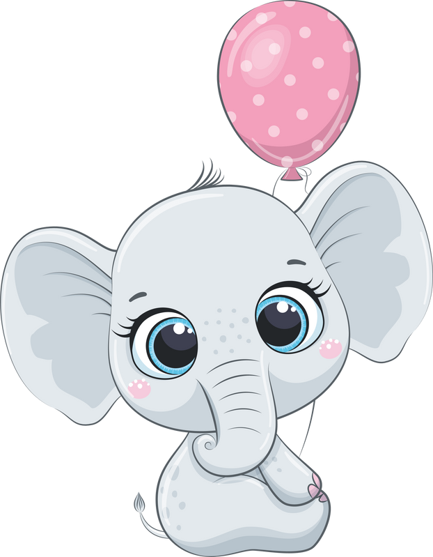 Cute baby elephant girl -4